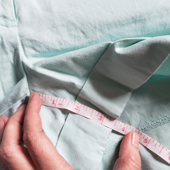 Mossimo Seafoam Green Chino Shorts Women's 2 Flat Front Summer Spring Cute EUC - Picture 8 of 8